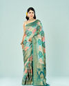 Rama Green Banarasi Art Silk Saree